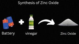 Synthesis Of Zinc Oxide From Vinegar , Sodium Hydroxide And Vinegar | Easy Method | ZnO