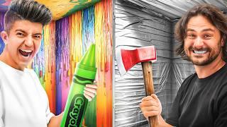 100 Layers of CRAYON vs DUCT TAPE!