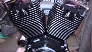 Install Revtech 125CUI Motor into Harley Softail Slideshow