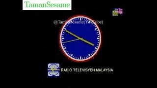 RTM Clock with Radio Televisyen Malaysia Logo (1993)