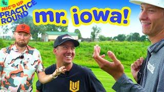 Playing with the defending CHAMP in Iowa | Des Moines Challenge F9 | Jomez Practice Round