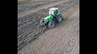 Straight pipe Deutz on the power harrow (SOUND ON)