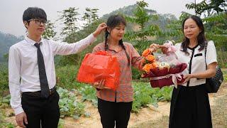 CEO mother and daughter came to thank Tien Tien: for the first time she felt warm and close