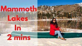 Must Visit Places in Mammoth Lakes, California | Things to Do in Mammoth Lakes | Travel with Kunjal