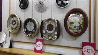 22/01/2020: Clocks at F.Hinds the Jewellers, Hastings, with all songs of Rhythm Clocks' 4MH780WD06