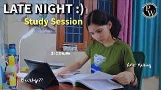 Late Night Study Vlog  : Midnight Motivation | Himani Sharma