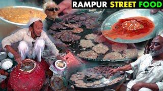 Babbu Haleem Rampur | Mashooq Ki Phulki | Rampur Chapli Kabab | Rainbow Biscuit | StreetFood Rampur