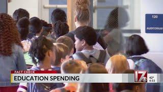 NC education spending