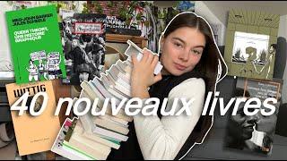 40 nouveaux livres pour réparer mon âme (book haul)