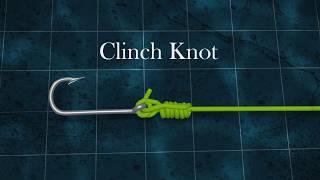 BASIC CLINCH KNOT | EASY TO TIE ANIMATION