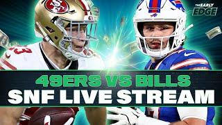 49ers-Bills LIVE STREAM: Sunday Night Football Picks, Best Bets, Player Props & Parlays