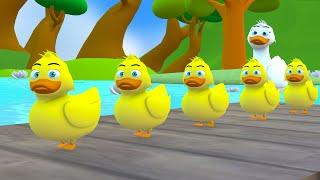 Five Little Ducks เพลงเป็ด 5 ตัว | nursury rhyme By KidsMeSong