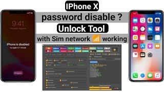 iPhone X - How To Remove Password - Restore Disabled iPhone GSM Platform New Video