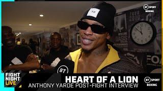 STILL LIONS IN THE CAMP  Inspirational Anthony Yarde Post-Fight Interview | #BeterbievYarde