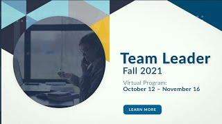 Team Leader Fall 2021