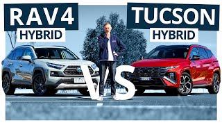 2024 Toyota RAV4 Hybrid vs 2024 Hyundai Tucson Hybrid | Which is the best mid-size hybrid SUV?