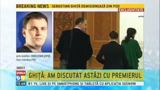 Sebastian Ghita a demisionat din PSD