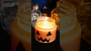 #Dica de #halloween Aproveitando velas velhas - Vela #Abóbora - #Pumpkin #candle