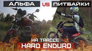 Альфа или питбайк? Жесткий тест-драйв на hard enduro трассе.