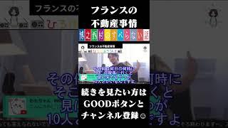 フランスの不動産事情 #ひろゆきのすべらない話 #Shorts