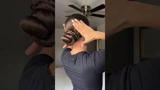 Slicked low bun tutorial  #hairvlog #hairtutorial #slickbun #hairstyleinspo #hairvlog