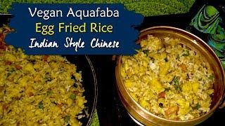 Vegan Aquafaba Egg Fried Rice|Oriental Style Chinese|Vamas Junction