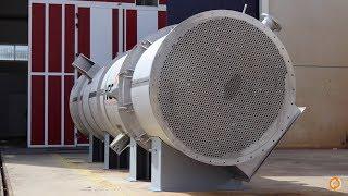 Time-lapse manufacturing of large shell and tube heat exchangers