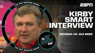 Kirby Smart Interview: Georgia's 3-peat hopes, Michigan allegations, Ole Miss & more  | Pat McAfee