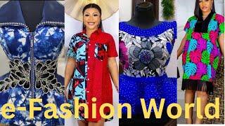 Trend Ankara Dresses With Beautiful Designs| Trend Ankara Blouse & Short Gown Dress Styles