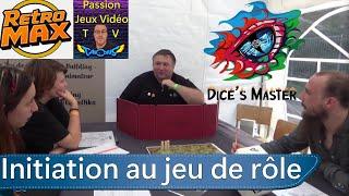 Initiation au jeu de rôle par Dice's Master à la RETRO MAX de Farciennes (BE)