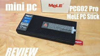 REVIEW: MeLE Fanless PC Stick PCG02 Pro - Mini PC Computer - 12th Gen Intel N100 (256GB)
