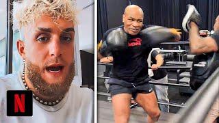 "HE LOOKS SLOW" Jake Paul RESPONDS To Mike Tyson NEW Training Video