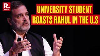 Rahul Gandhi Stumbles & Fumbles As Student Asks What ‘A’ In INDIA Stands For