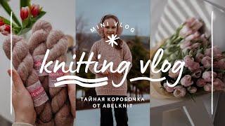 vlog 14/24 | готовая работа  свитер Storm от PetiteKnit ️ итоги сп #тайная_коробочка от Abelknit