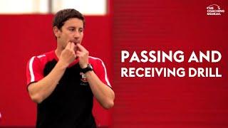 Passing and Receiving Football Drill ️