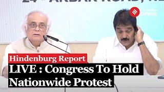 Congress Leaders KC Venugopal and Jairam Ramesh Address Press On Hindenburg Report on Adani and SEBI