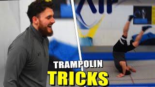 TRAMPOLIN TRICKS LERNEN mit Fixx! Mein 1. Vlog! 