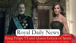 Stunning New Portraits Released of King Felipe VI and Queen Letizia of Spain. Plus, More #RoyalNews