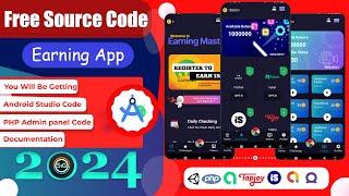 Free Source Code 2024 || Android Studio Reward App || App Development Bangla || Technical 2.2