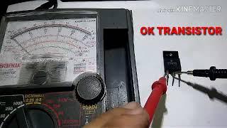 How to test good and bad transistor
