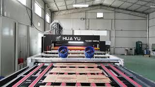 China flexo printer die cutter-slotter stacker I corrugated carton box printer cutter machine