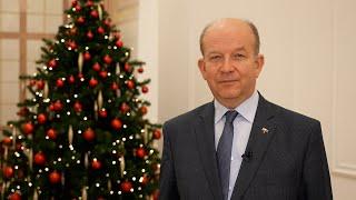 Życzenia świąteczne składa Konstanty Radziwiłł, ambasador RP na Litwie / Wilnoteka 2023