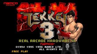 TEKKEN 3 Jin Kazama Namco System 12 real arcade gameplay 4K 60FPS