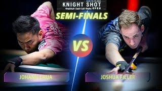 JOHANN CHUA VS JOSHUA FILLER | SEMI-FINALS | KNIGHT SHOT OPEN 2024 #highlights #9ballpool