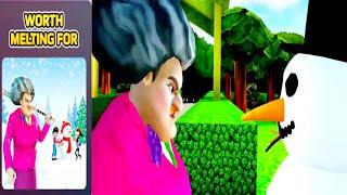 المدرسة الشريرة مرحلة تمثال كرات الثلج | Scary Teacher 3D - New Update New Level Worth Melting For