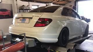 Mercedes C63 AMG 6.3 CG Remaps stage 2 dyno run