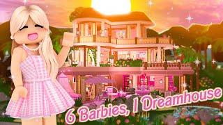 6 Barbies Decorate 1 Barbie Dreamhouse!!  (best one wins 1K ROBUX!) | Bloxburg Challenges
