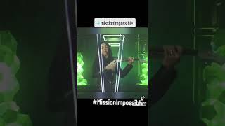 Mission Impossible – Dead Reckoning Part One mini cover with violin & lazers... lots of lazers! 