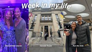 Week in the life (Black British Awards, Canada House & Run The Ends Event) | Mofiyin