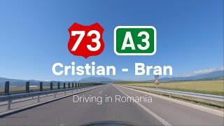 Romania. DN73, A3 Cristian - Bran